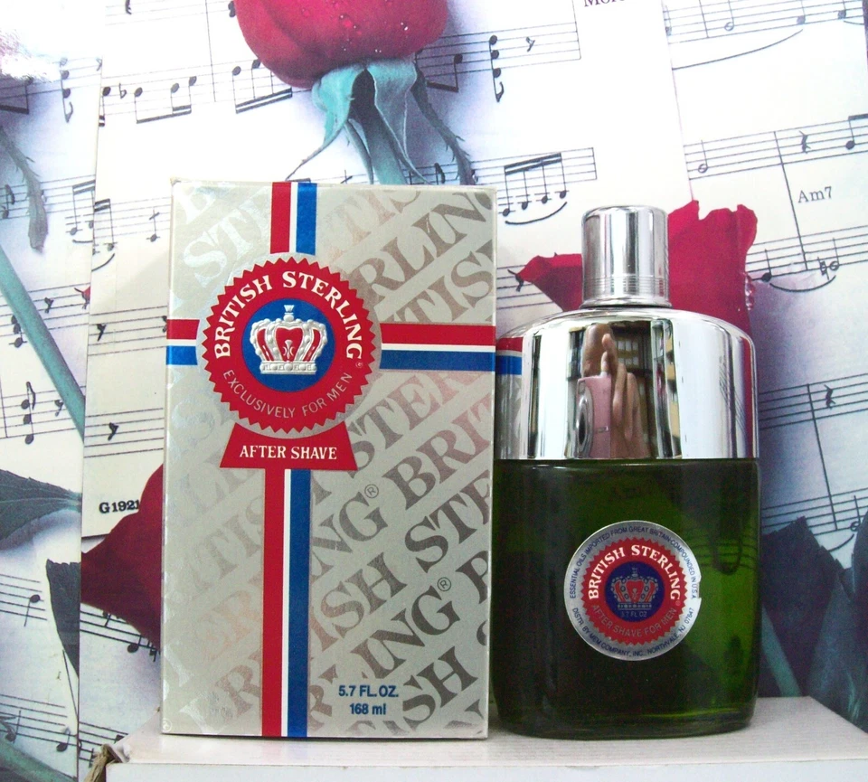 British Sterling by Mem After Shave 5,7 FL. OZ. WB. Vintage. Foto 1 de 1
