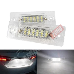 2x For Skoda Superb VW Golf Jetta Touran Transpiarter 18 LED License Plate Light - Picture 1 of 12