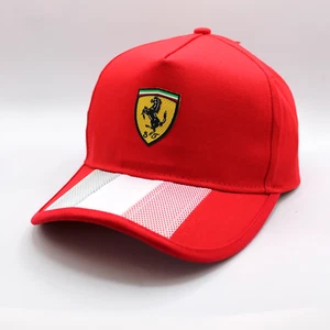 Scuderia Ferrari Team F1 Quilted Italy Flag Hat - Red - Picture 1 of 7