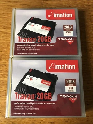 Imation Travan 20GB NS20 Tape Cartridge - New & Sealed - Image 1 of 2
