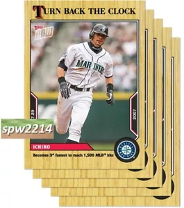 2022 Topps Now Turn Back the Clock Bundle #121-#125 Ichiro - Picture 1 of 1