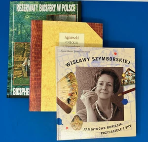 Polish Language Book Lot of 3 Poland Nature Wislawy Szymborskiej - Picture 1 of 24