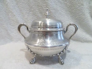 Gorgeous 19th c french sterling guilloche silver sugar bowl Tetard Louis XVI st - Picture 1 of 12