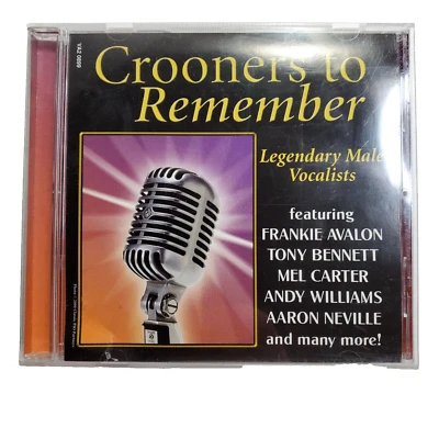 Crooners to Remember CD Legendary Male Vocalists Frankie Avalon Tony Bennett - Image 1 of 4