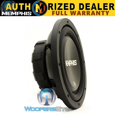 MEMPHIS CSA10S4 10" 350W RMS SINGLE 4-OHM SHALLOW CAR SUBWOOFER BASS SPEAKER NEW - Image 1 of 4