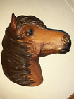 Bossons Fraser Art Brown Horse Head Wall Plaque 3D Head 1966 Made In England