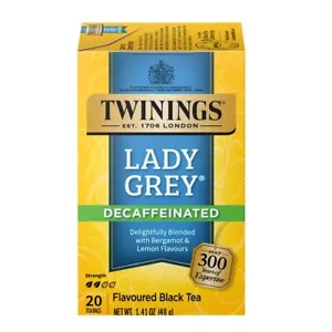 Twinings Lady Grey Decaffeinated Tea - 20 count - Picture 1 of 5