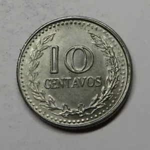Colombia 10 Centavos 1978 Nickel Clad Steel KM#253 UNC - Picture 1 of 2