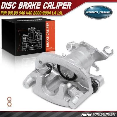 1pc Rear Right Passenger Brake Caliper with Bracket for Volvo S40 V40 2000-2004 - Image 1 of 4