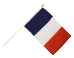 Frankreich Stockflagge Flaggen Fahnen Stockfahne 30x45cm - Bild 1 von 1