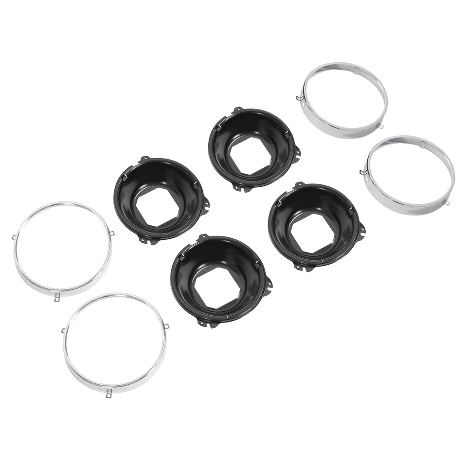 Headlight Mounting Bucket W/Rings For Chevrolet Chevelle El Camino & GTO 1964-70 Foto 1 de 4