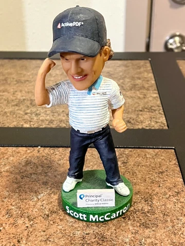 Scott McCarron Golf Bobblehead, Principal Charity Classic Cover