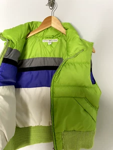 y2k Vintage Women’s Sz XL Lime Green Tommy Hilfiger Vest - Picture 1 of 8
