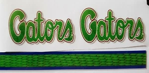 NCAA FLORIDA GATORS MINI SIZE FOOTBALL HELMET DECALS - Picture 1 of 3
