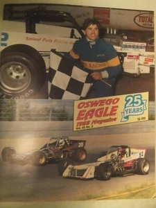 1988 Oswego Speedway Race Program - SHARKEY, SHAMPINE, GOSEK, WARREN, GIBSON - Picture 1 of 2