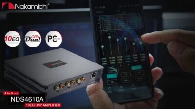 Procesador de señal digital de alta calidad de audio para automóvil Nakamichi NDS4610A 6 canales DSP Foto 1 de 4