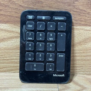 Microsoft Sculpt Ergonomic Black Wireless Numeric Slim Keypad for Business - Picture 1 of 2