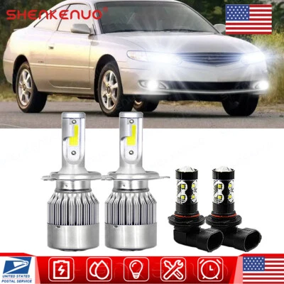 Combo 4X faros delanteros LED + bombillas antiniebla para Toyota Solara 1999-2001 6000K Foto 1 de 4
