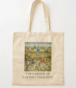 Bosch Der Garten der irdischen Freuden Tragetasche - %100 Premium Qualität Baumwollkunst - Bild 1 von 2