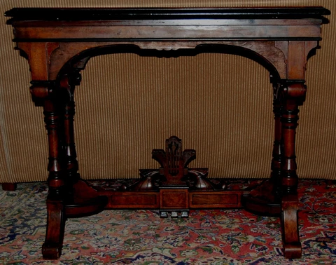 ANTIQUE MID 1800s LIBRARY TABLE Cover