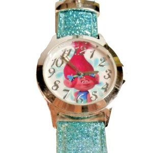 Vintage Dreamworks Troll Watch Green Band - New Battery - Picture 1 of 8