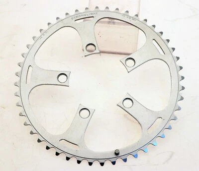 Stronglight Bike Chainring "S" 48t Silver 86 BCD - Installed - Excellent cond. - Image 1 of 3