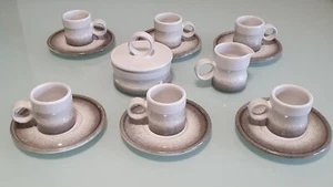 Pino Castagna Set caffè da sei in ceramica italiana firmato - Photo 1/10