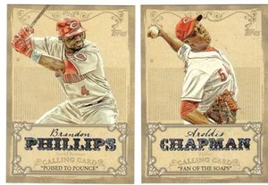 2013 Topps Series 1 Calling Card Brandon Phillips Cincinnati Reds CC-2 - Picture 1 of 1