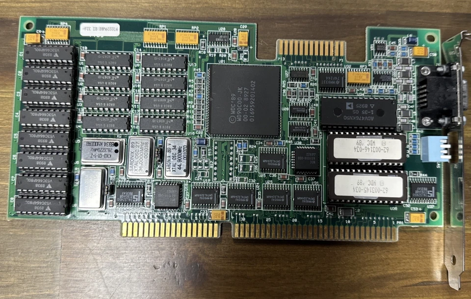 Paradise WD90C00 ISA 16Bits Fully Populated VGA Video Card DOS Retro Gaming - Image 1 of 4