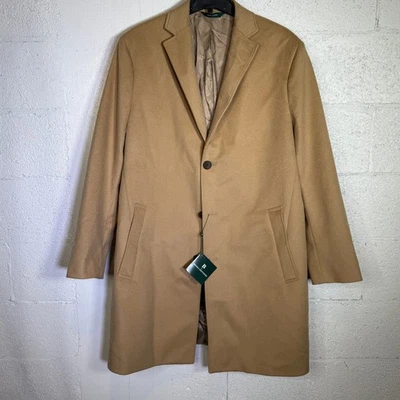 Brooks Brothers Men's Wool Overcoats - Camel 46R $495 - Image 1 of 4