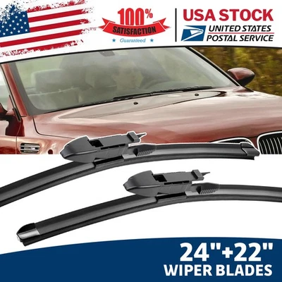 Limpiaparabrisas negro de 24" y 22" calidad OEM para BMW 528xi 2008-2008 Foto 1 de 4