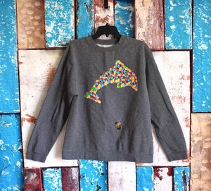 Women's OFWGKTA Graphic Sweatshirt Long Sleeve Crew Neck MEDIUM Gray - Picture 1 of 15