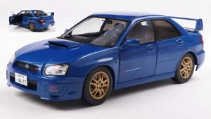 Subaru Impreza WRX STI 2003 Blue 1:18 SOLIDO 1812301 - Foto 1 di 1