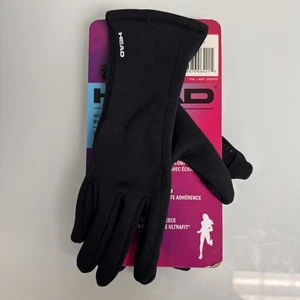 Head Women's Touchscreen Running Gloves Black New With Tags - Picture 1 of 3