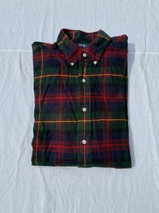 Ralph Lauren Hemd Herren L Rot Kariert Button Down Kragen Langarm Sommerhemd - Bild 1 von 7
