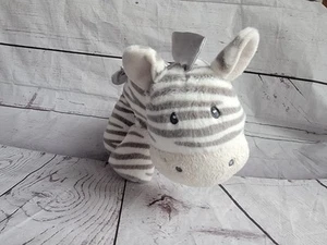 Peluche Baby Gund Zeebs zebra grigio righe bianche peluche giocattolo Lovey 12 pollici - Foto 1 di 7