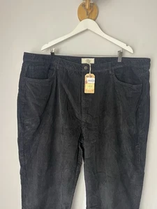Pantalón Fat Face Arden Cord Pana Novio 24 Largo Nuevo con Etiquetas Nuevo Negro - Imagen 1 de 6