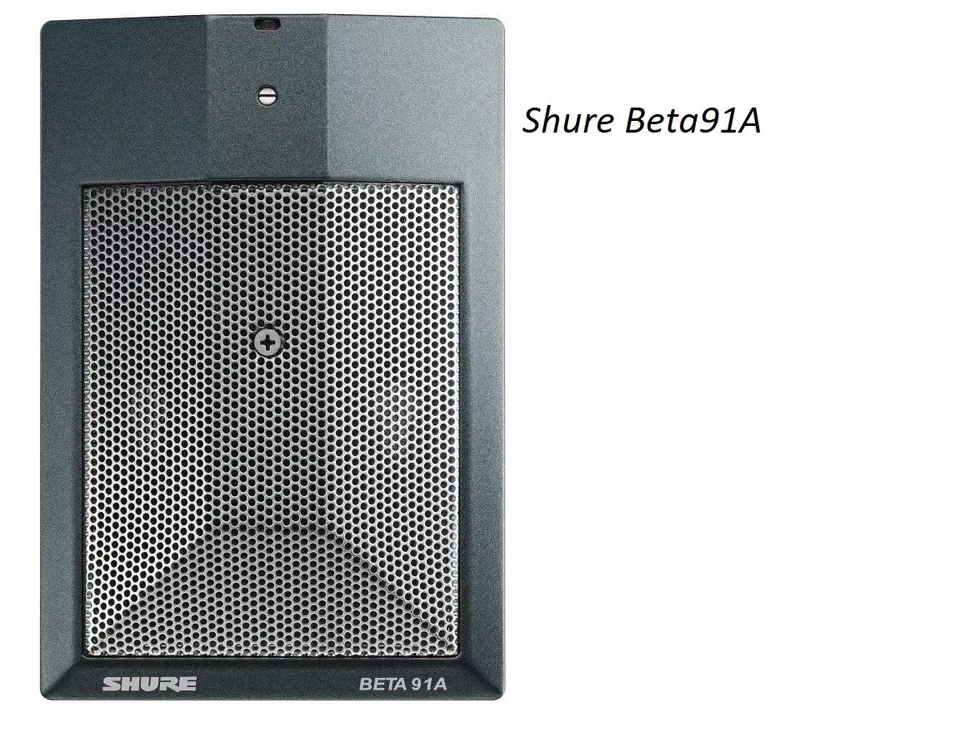 Shure BETA91A Half Cardioid Condenser Kick Drum Microphone Beta 91 A Bass Mic - Image 1 of 1