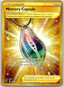 Memory Capsule (Secret) 202/185 SWSH04: Vivid Voltage - Secret Rare NM Holo - Picture 1 of 2