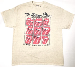 The Rolling Stones Band T-Shirt 2012 L/XL Lippen Logo Disressed - Bild 1 von 3