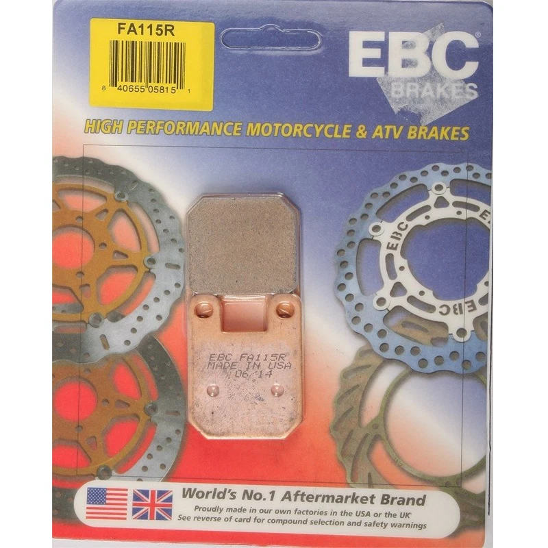 EBC R Series Sintered Brake Pads Front Beta 125 TR34 Gas Gas Pampera 125 - Image 1 of 1