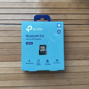 TP-Link USB Bluetooth 5.0 Adapter, Nano Design, Windows PC, PS5/PS4/Xbox (UB500) - Afbeelding 1 van 1