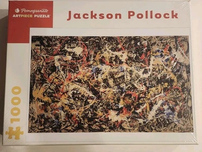 Jackson Pollock Pomegranate Art "CONVERGENCE"  1000 Pc. Puzzle NEW Challenging! - Image 1 of 4