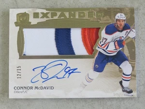2023-24 The Cup Connor McDavid Expanded Materials Autos Patch Auto #4/15 - Bild 1 von 2