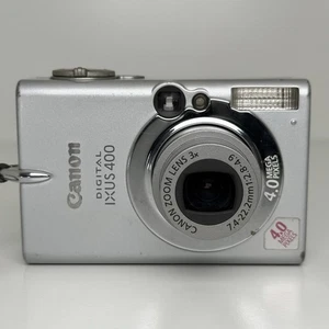 Canon Digital IXUS 400 Silver Compact Digital Camera TESTED & WORKING! - Picture 1 of 17