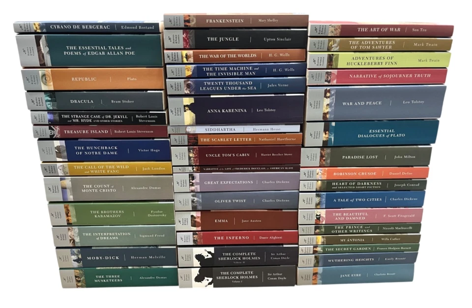 Lot of 45 Barnes & Noble Classics Paperback PB Books Fantastic Condition! Foto 1 de 4