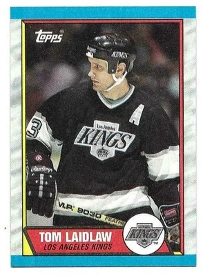 TOM LAIDLAW 1989-90 TOPPS CARD MINT CONDITION - Image 1 of 2
