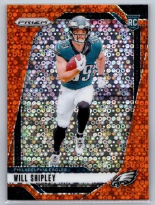 2024 Panini Prizm #397 Will Shipley Orange Disco Prizm - Picture 1 of 2