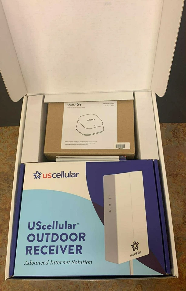 US Cellular Outdoor Receiver Booster with Eero 6+ Wi Fi Mesh Router Free Ship * - Image 1 of 4