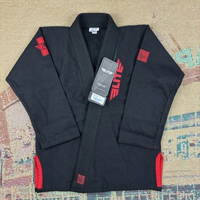 Elite Sports BJJ GI Black/ Red Sz C1 Top Only NWT Muay Thai Wrestling MMA Judo - Image 1 of 4